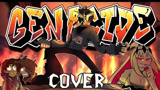 Genocide WITH LYRICS - Friday Night Funkin' VS Ex Tabi Mod (Lyrical Cover) (FNF Animation)