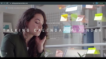 Talking Calendar Reminder Introduction 1