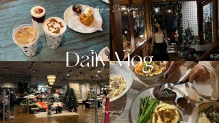 VLOG 12🎄| Christmas eve dinner🥂, hangout with my friends, Yuk-do Korean BBQ🥢