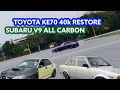 SALAM RAMADHAN : TOYOTA KE70 RESTORE HABIS 40k / SUBARU V9 FULL CARBON FIBRE / S15 DRIFT GELI2