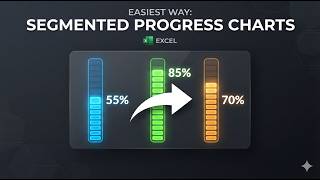 The Easiest Way to Build a Segmented Progress Chart in Excel
