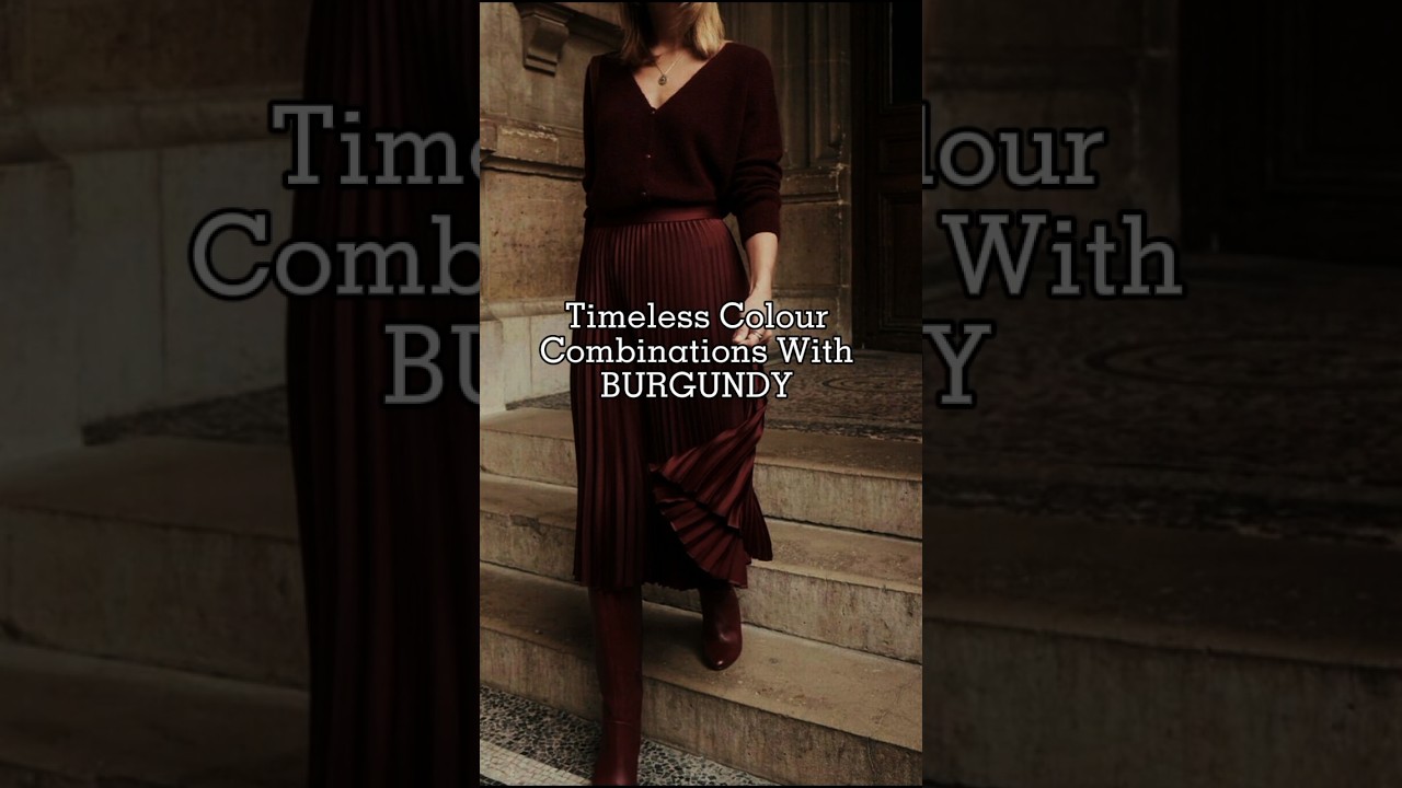 Colour combinations with burgundy 