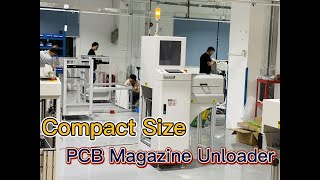 Save factory space Compact PCB Magazine Unloader for SMT line