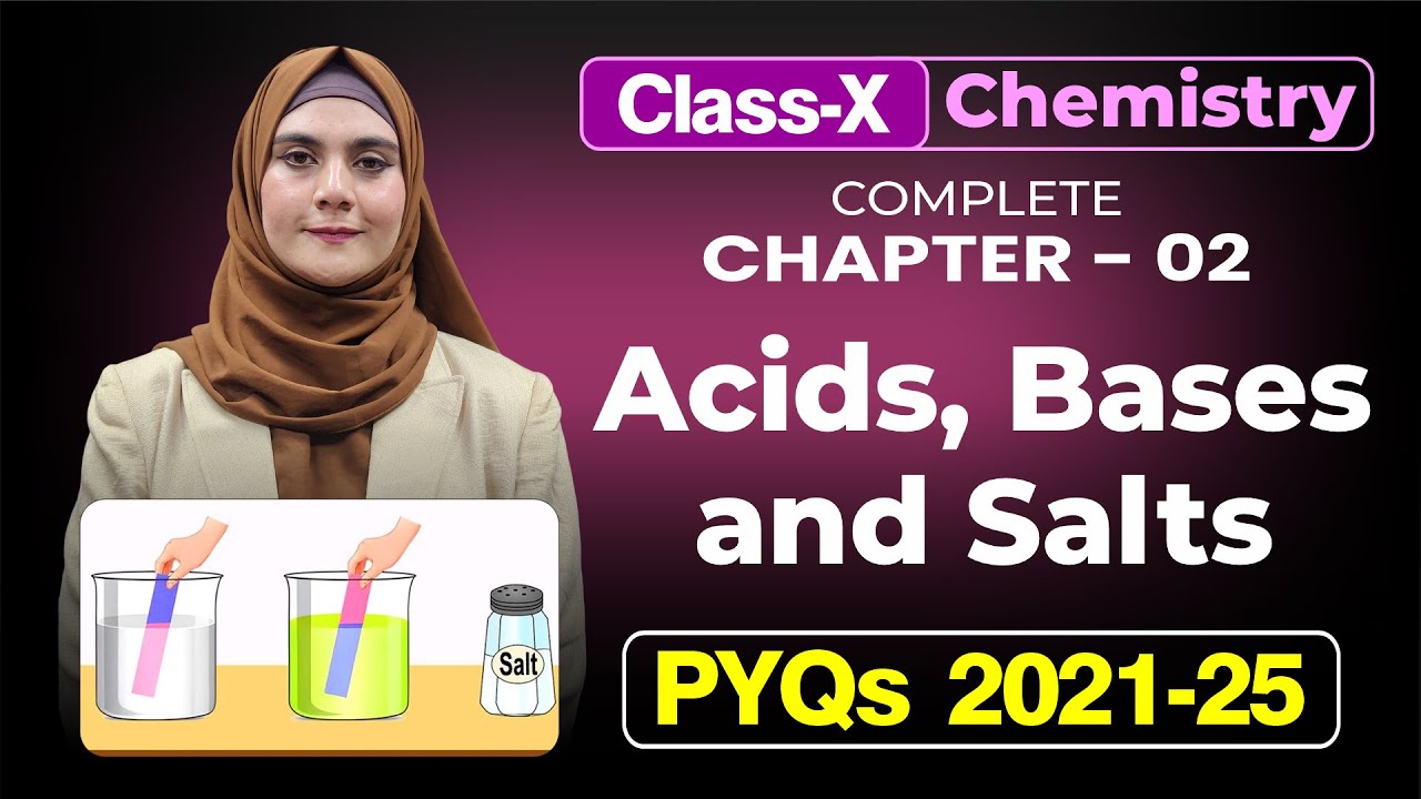 Acids, Bases & Salts, PYQs 2021 to 2025, Class 10 Science Ch. 2  | NCERT | Board Exam 2026