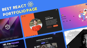 24 Best Free, Open Source React Portfolio Website Templates