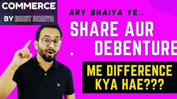 Difference Between Share and Debenture |#shares #debentures #class12 #cbse #icse #accounts