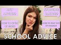 Back To School Advice For High School, Middle School, and College Students!