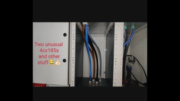 An unusual way to install two 4c x 185 cables and various other fun stuff👍🏻