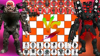 CHESS SKIBIDI TOILET tournament SKINITIST TOILET VS SPIKER MAN Team in Garrys Mod