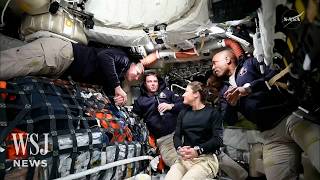 Artemis II Crew Hails ‘Herculean Effort’ After Leaving Earth’s Orbit | WSJ News