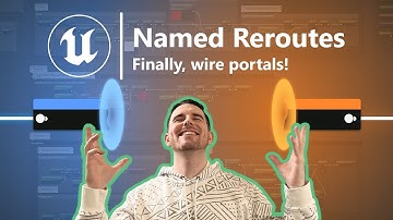 CLEAN UP the Unreal Engine Material Editor with the NEW Named Reroutes feature