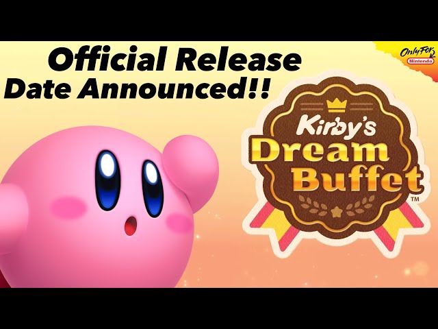 Kirby's Dream Buffet - Nintendo Switch (No Game Cards / Only