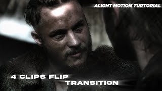 4 clip flip transition like Ae | Alight motion turtorial | advanced transition | Dope Editz screenshot 2