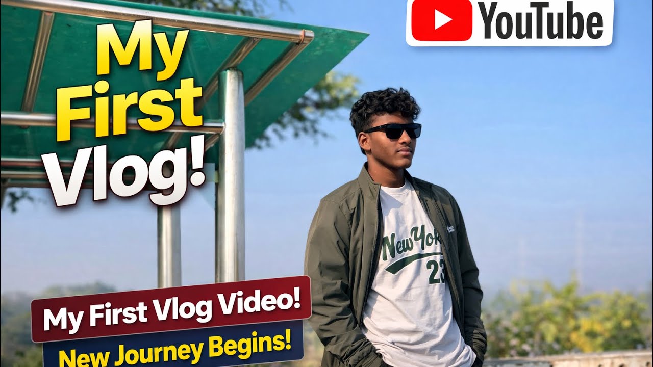 My First Vlog | First Day on YouTube - YouTube
