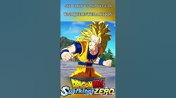 GOKU REVEALS SSJ3 TO VEGETA!! #dragonball #dbz #dbs  #goku #sparkingzero #shorts