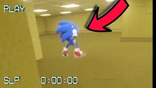 Sonic in Backrooms (Footage Found)