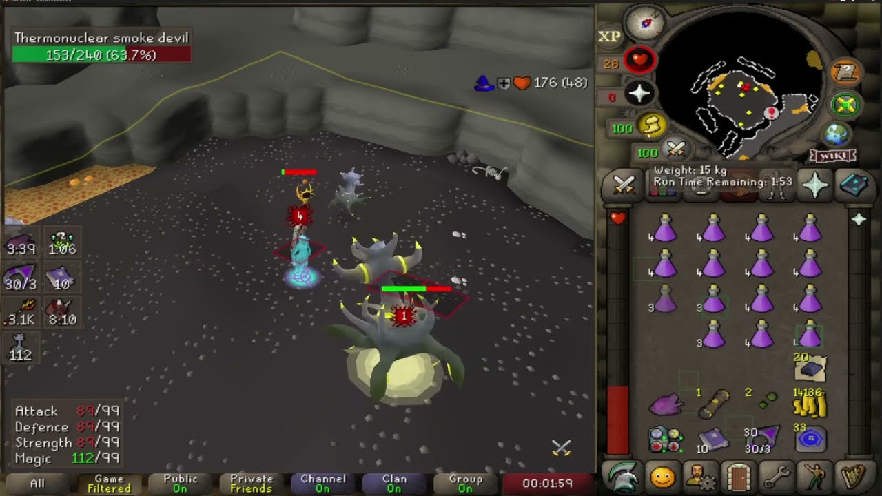 Smoke devil Boss - Ancient Brew Strat - - Get more KC per hour! Fast pet