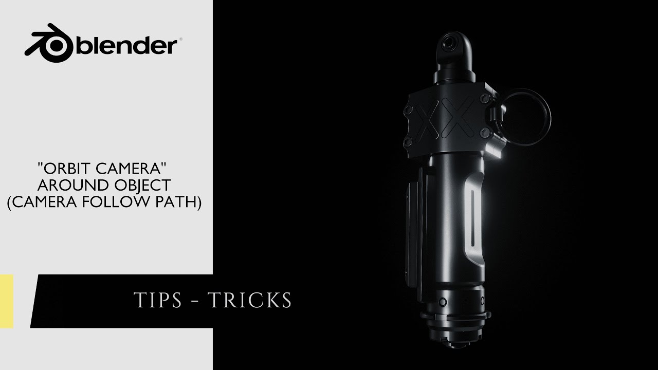 ORBIT CAMERA AROUND OBJECT | TIPS - TRICKS | BLENDER - ROTAR CAMARA ...