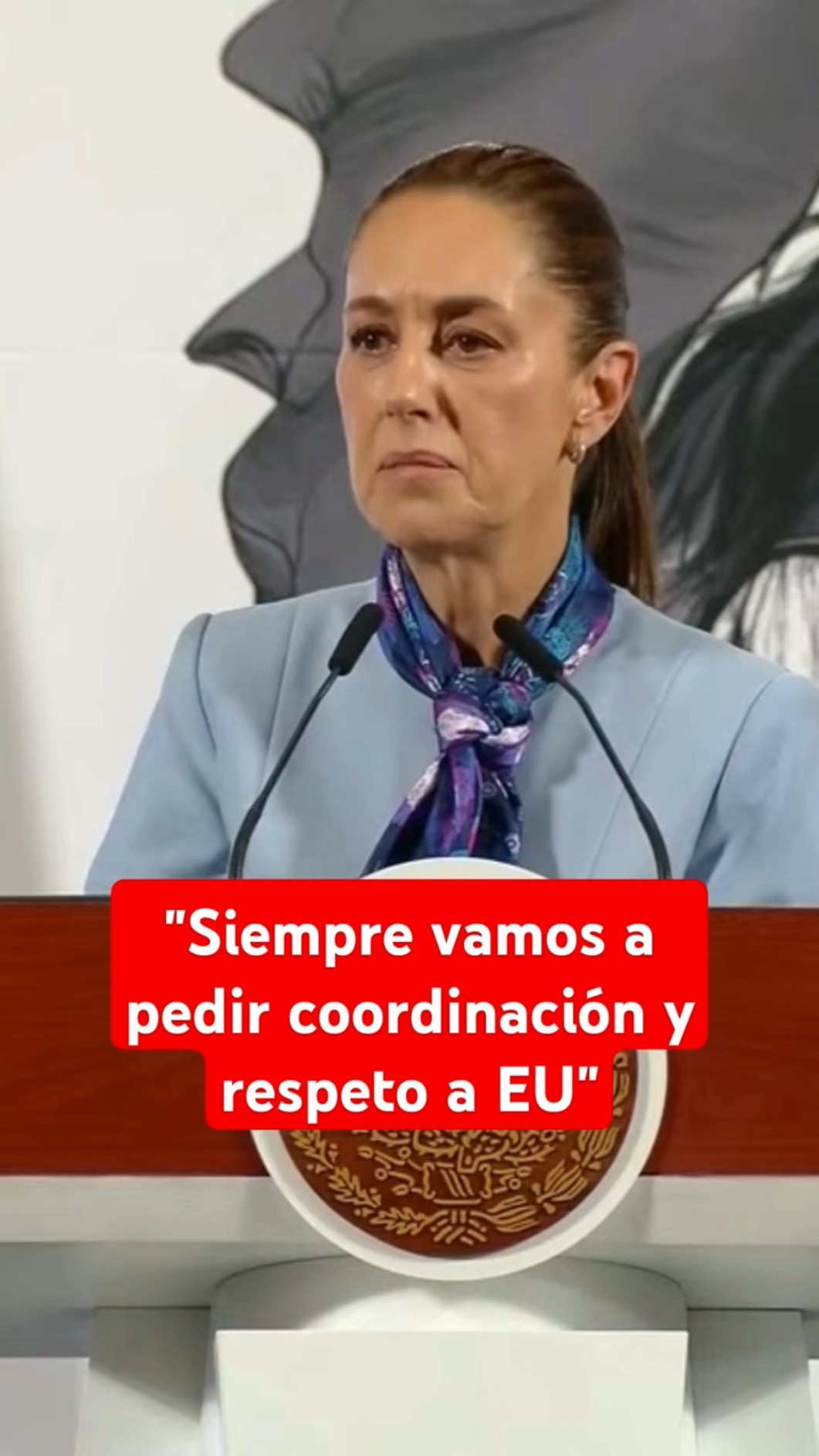 Sheinbaum mencionó que hay colaboración con agencias de EU #shorts