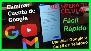 Como Eliminar Cuenta de Google de mi Celular | Como quitar o Eliminar cuenta de Google en Android