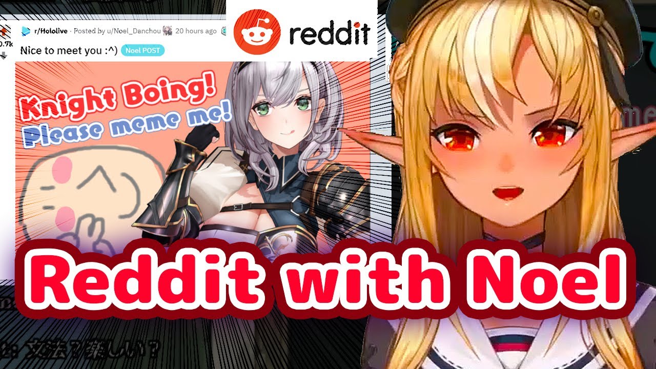 【ENG Sub】Shiranui Flare - Joined Reddit at the Same Time as Noel【Hololive】