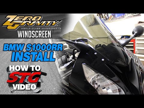 2016-bmw-s1000rr-zero-gravity-double-bubble-windscreen-install-|-sportbiketrackgear.com