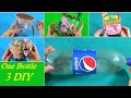 OMG One Plastic Bottle 3 Useful Things | DIY Plastic Bottle Reuse Ideas