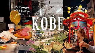 Does Kobe beef taste different in Kobe? | 🥩 Day trip to Kobe | Chinatown, Nunobiki Herb Garden 🪴