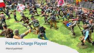 GETTYSBURG Day 3, Picketts Charge Diorama in 1/32 scale