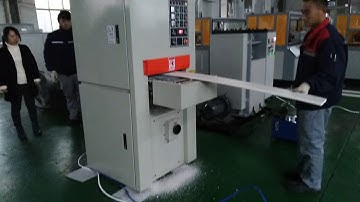 PE foam profile embossing and sanding testing (Sophie 0086 15063923327)