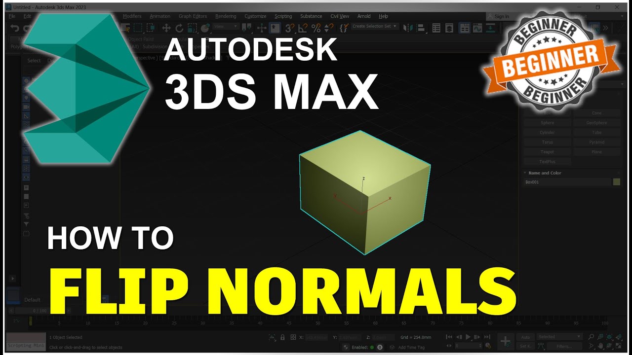 Angreb En skønne dag Konvertere 3Ds Max How To Flip Normals Tutorial - YouTube