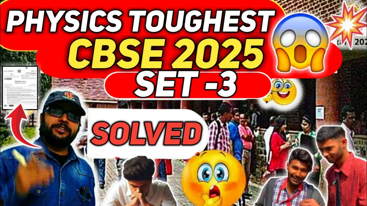 Unbelievable Toughest 😱 Physics Problem Solution From Set 3 : Students ...