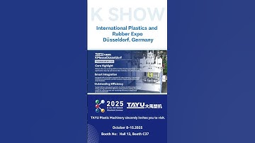 TAYU K Show 2025 Exhibition 1 TYU2500.2R.SF.T.V4 — Low-Platform Vertical Injection Molding Machine