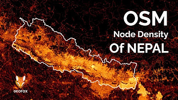 OpenStreetMap Node Density Of Nepal From 2014 to 2020 || OSM Node Density Of Nepal
