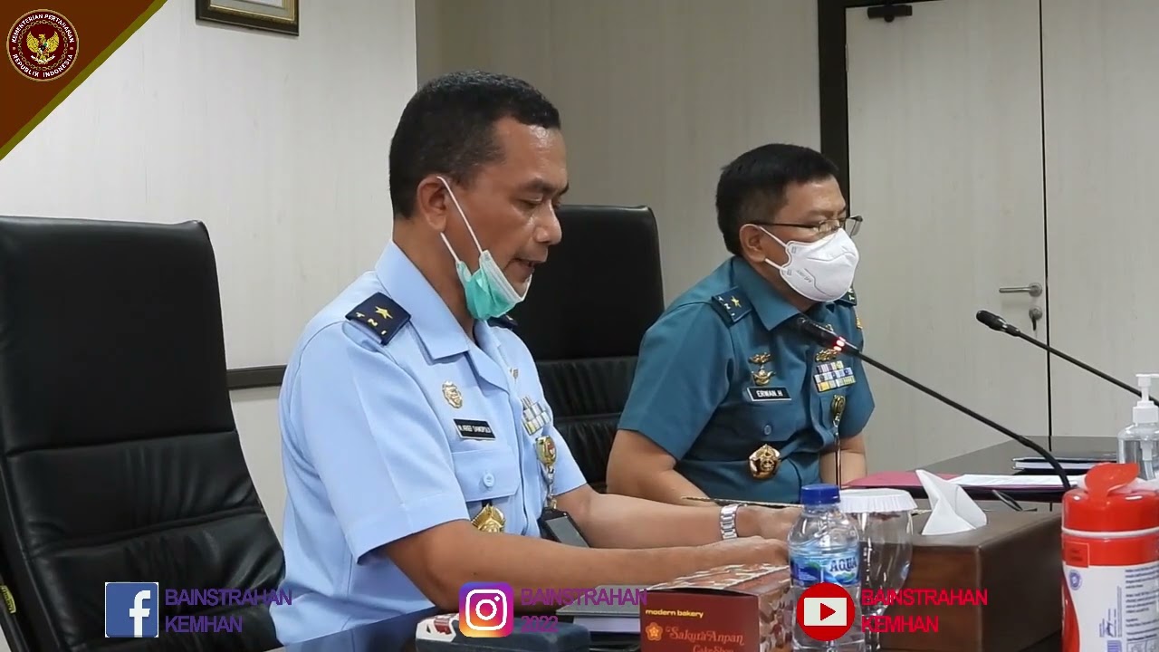 TAKLIMAT AKHIR POST AUDIT WASRIK ITJEN KEMHAN TA.2021 DI BAINSTRAHAN KEMHAN RI