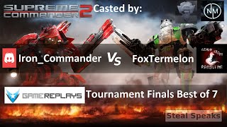 Supreme Commander 2 Gamereplays.org Tournament Finals 1v1 Iron_Commander Vs. FoxTermelon Bo7