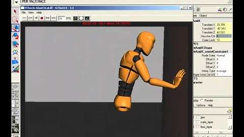 Body Mechanics and Animation. Pushing Objects. Part 17. Autodesk Maya