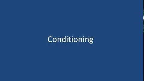 conditioning