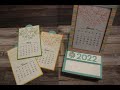 Kalender mit dem Stempelset "Kreative Tage" von Stampin`UP!