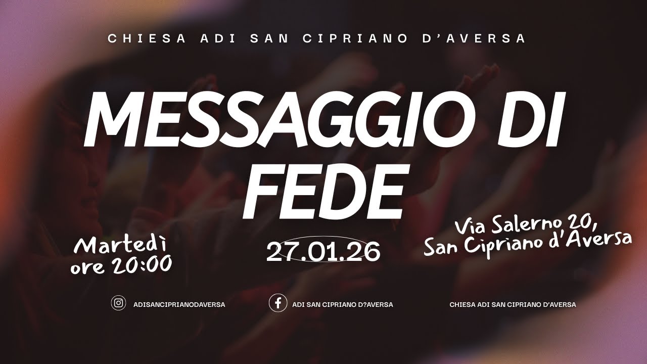 Daniele Di Iorio - Messaggio di Fede | 27 GENNAIO 2026