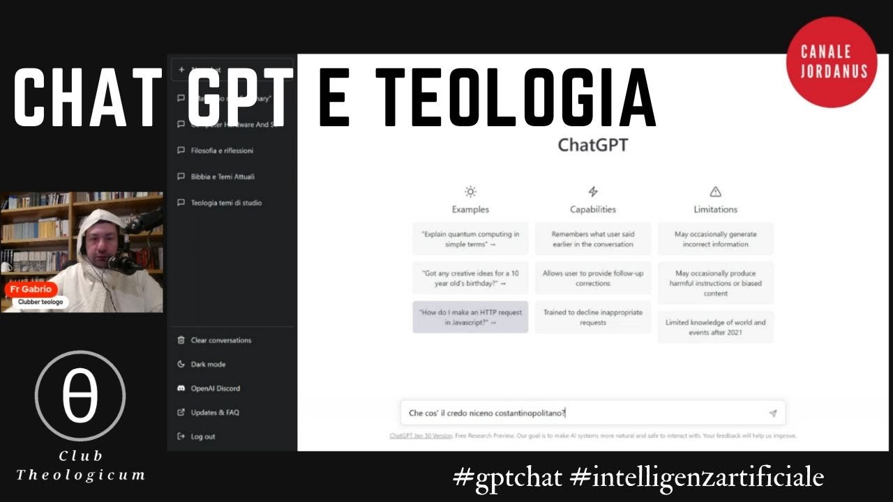 GPT chat e teologia. L'Intelligenza Artificiale sotto il torchio dell ...