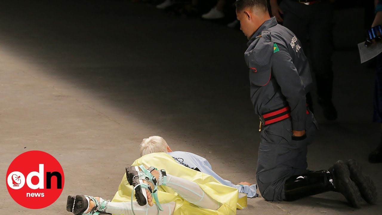 Fashion model dies after collapsing on runway in Brazil