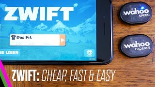 ZWIFT: Cheap & Easy Setup w/ iPhone & Wahoo RPM Speed/Cadence