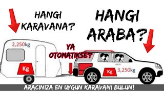 Cekme Karavan Icin Araba Secimi Nasil Olmali?Otomati̇k Vi̇tesli̇ Aracla Karavan Ceki̇li̇r Mi̇?
