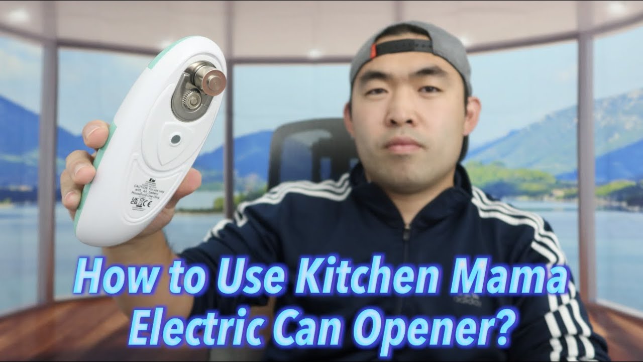 CO1100-R Kitchen Mama Electric Can Opener: Open Your Cans with A