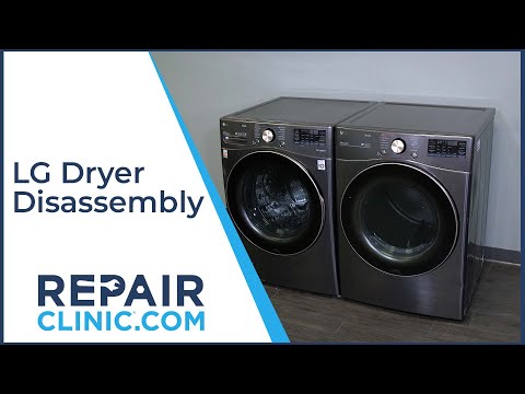 Disassembly - LG Dryer (Model DLEX4000B)