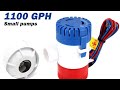 Pompa air DC 12V bilge 1100 GPH submersible pump