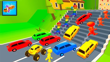 🚗Shape shifting running funny games all levels (859)