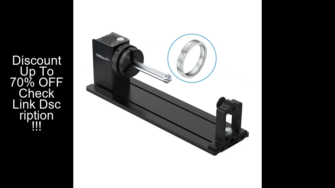 Creality Rotary Kit Pro Laser Engraving Machine for Gripping Cylindrical Objects Rotary Engraving