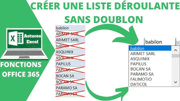 Astuce Excel : Comment faire une liste déroulante sans doublons